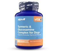 Zipvit Glucosamine and Chondroitin High Strength Joint Supplements for Dogs | Includes Turmeric, Rosehip, Ginger, Zinc & Vitamin C - Supports Mobility & Joints - Easy Split Capsules - For All Breeds