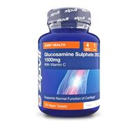 Zipvit Glucosamine Sulphate 2KCl 1500mg with Vitamin C, High Strength Joint Supplement, Supports Cartilage, Joints and Bones, Shellfish Free, 120 Vegan Tablets, 4 Month Supply