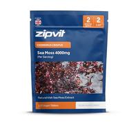Zipvit Irish Sea Moss Tablets 4000mg, High Strength Seamoss Supplement, Sustainably Sourced, 120 Vegan Tablets, 2 Months Supply, Eco Friendly Pouch