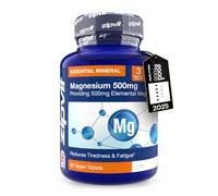 Zipvit Magnesium 500mg of Elemental, High-Strength Magnesium Supplement, 3 Month Supply, 90 Vegan Tablets, Supports Muscle, Bone & Energy