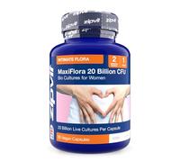 Zipvit Probiotics for Women 20 Billion CFU, Intimate Probiotics with 3 Bio Cultures, 60 Vegan Capsules, 2 Months Supply, Shelf Stable and Travel Friendly