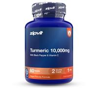 Zipvit Turmeric Tablets 10,000mg with Bioperine Black Pepper & Vitamin C