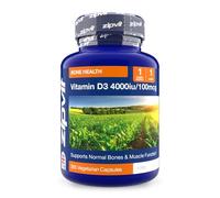 Zipvit Vitamin D3 4000IU Softgels, High Strength Vitamin D Supplement, Immune Support, 12 Months Supply, 360 Vegetarian Easy to Swallow Softgels