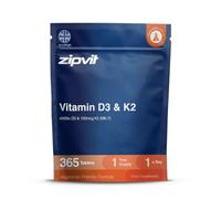 Zipvit Vitamin D3 4000iu & Vitamin K2 MK7 100mcg - 1 Year Supply | High Strength - Micro Vitamin D3 K2 Tablets - Supports Bones Muscle Immunity & Calcium Absorption - Vegetarian