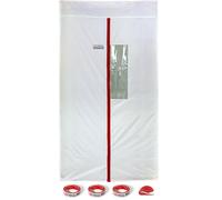 ZIPWALL ZDM-PK4 Magnetic Door Kit, 4 Pack, White