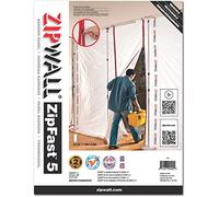 ZipWall ZipFast Reusable Barrier 5'/152-cm Panel for Dust Barriers, ZF5