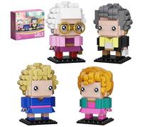 ZIQILIGHTING Girls Building Block Kit, Four Ladies Figure Model Toy of Classic Comedy TV Series, Great Collection Gift for Fans Girls (610PCS)