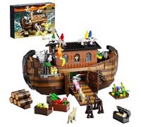 ZIQILIGHTING Noah's Ark Building Toy - Wild Life Animal Floating Boat Playset, Classic Educational Collectible Gift For 6+ Kids and Adult (1007PCS)