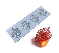 ZIRAN Cake Shape Silicone Leaves Fondant Leaf Candy Mould for Sugar Paste, Chocolate, Fondant, Butter, Soap