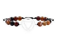 Zircobic Alcohol Recovery Bracelet, Exquisite Sobriety Jewelry with 8mm Beaded Chain, Inspirational Gift for Birthdays and Family Gatherings - YA5078