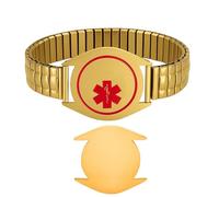 Zircobic ICE Medical ID Bracelet | Custom Hidden Message Health Jewelry | Sleek, Unisex Design for Emergency Info and Daily Safety