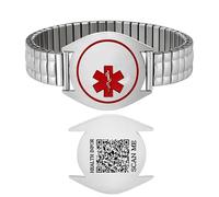 Zircobic Personalized QR Medical ID Bracelet | Custom Unisex ICE Alert Wristband | Stylish, Comfortable Design for Daily Health Protection