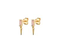 Zircon Rectangular Cone Creative Stud Earrings For Women Piercing Earring Jewelry Pendientes