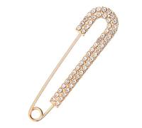 Zircon Shirt Clip: Retro Style Metal Construction With Bling Inlay Secure Closure For Clothes Anti Exposure | Jewelry Accent For Night, Night,