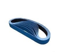 Zirconia Sanding Belts Set for Metal Fabrication Wood Processing Leather Working and Industrial Preparation Tasks (10PCS 40Grit)