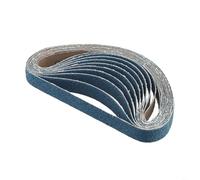 Zirconia Sanding Belts Set for Metal Fabrication Wood Processing Leather Working and Industrial Preparation Tasks (10PCS 60Grit)