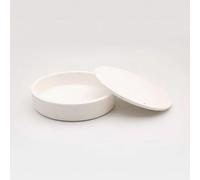 Zirconia Sintering Tray Crucible with Cover Lid for High-Temperature Lab Applications - 75/90/100/110mm Options,1pcs(75x65x34mm)