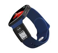 Zirconic Strap Medical ID Label, Black Stainless Steel QR Code Emergency Contact Board, Laser Engraved Health Warning Label, Suitable for Men and Women