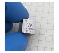 Zirconium Cube, Gift Cubes Periodic Table, Side Length is 10Mm, a Variety of Metal Elements are Available(Tungsten)