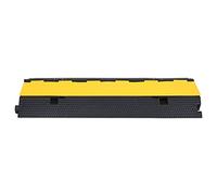 ZIRLANLV Cable Cover, Rubber Cable Bridge with Two Channels (100 x 35 x 7 cm #08)