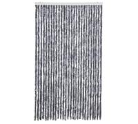 ZIRLANLV Furry Tassel Fly Proof Door Curtain, Polypropylene No-Drill Fly Barrier Screen, Hanging Curtain for Front Door, Patio & Balcony (118 x 220 cm)