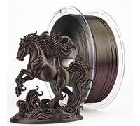 ZIRO Chameleon Series Glitter PLA Filament, Shiny Sparkle Filament PLA 1.75mm, 3D Printing Filament 1KG, Dimensional Accuracy +/- 0.03mm, Fit Most FDM 3D Printers, Scarlet Gold Luster