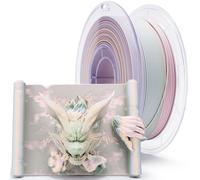 ZIRO Fast Color Gradient Matte PLA Filament 1.75mm, Multicolor Gradient Matte 3D Filament, Dimensional Accuracy +/- 0.03mm, Fit Most FDM 3D Printer, No Shine Surface, 1kg/2.2lbs, Morandi