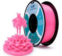 ZIRO Glitter PLA Filament 1.75mm, Twinkling 3D Printer Filament PLA 1KG(2.2lbs), Dimensional Accuracy +/- 0.03mm, Twinkling Pink