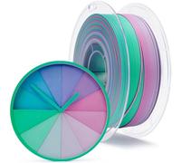 ZIRO Matte Gradient PLA Filament 1.75mm, Matte Rainbow 3D Printer Filament