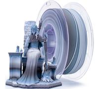 ZIRO Matte Multicolor PLA Filament 1.75mm, Fast Gradient Matte 3D Printer Filament, Fit Most FDM 3D Printers, Dimensional Accuracy +/-0.03mm, 1KG Spool, Gray Layer Rock