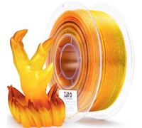 ZIRO Multicolor Gradient 3D Printer Filament, Fast Gradient Twinkle PLA 1.75mm, Translucent Multicolor 3D Filament, Fit Most 3D Printers, 1KG Spool, Flower Series-Sunflower