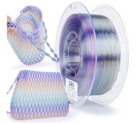 ZIRO Multicolor TPU Filament 1.75mm, Translucent Gradient 3D Printer Filament, Color Change Flexible Soft TPU 0.8KG Spool, Dimensional Accuracy +/- 0.05mm, Flex Opal