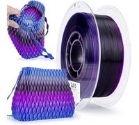 ZIRO Multicolor TPU Filament 1.75mm, Translucent Rainbow 3D Printer Filament, Color Change Flexible Soft TPU 0.8KG Spool, Dimensional Accuracy +/- 0.05mm, Flex Nightsky