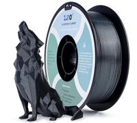 ZIRO Mystical Series Filament, 3D Printer PLA Filament 1.75mm, Shiny Sparkle PLA with Finer Glitter, Neatly Wound 1kg/2.2lbs Spool, Fit Most FDM FFF 3D Printers, Midnight Silver