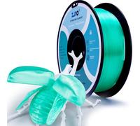 ZIRO PLA Filament 1.75mm, Translucent 3D Printer Filament Compatible with Most FDM 3D Printers, 1kg/2.2lbs Spool, Dimensional Accuracy +/- 0.03mm, Translucent Cyan