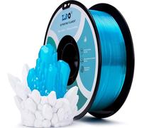 ZIRO PLA Filament 1.75mm, Translucent 3D Printer Filament Compatible with Most FDM 3D Printers, 1kg/2.2lbs Spool, Dimensional Accuracy +/- 0.03mm, Translucent Light Blue