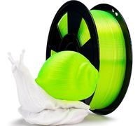 ZIRO PLA Filament 1.75mm, Translucent 3D Printer Filament Compatible with Most FDM 3D Printers, 1kg/2.2lbs Spool, Dimensional Accuracy +/- 0.03mm, Translucent Fluo Yellow