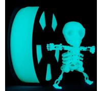 ZIRO PLA Glow Filament 1.75mm, 3D Printer Filament PLA PRO 1.75mm Glow in The Dark Color 1KG(2.2lbs), Dimensional Accuracy +/- 0.03mm, GID Cyan