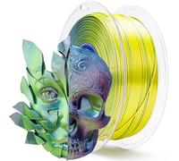 ZIRO Silk Multicolor PLA Filament 1kg, Silky Tri-Color 3D Printer Filament