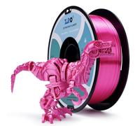 ZIRO Silk PLA Filament 1.75mm, Silky 3D Printing Filament, Glossy PLA for Most FDM 3D Printers, 1KG Spool, Dimensional Accuracy +/- 0.03mm, Rose