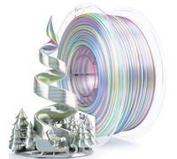 ZIRO Silk Stripes Rainbow PLA Filament 1.75mm, Fast Gradient Silky PLA 1KG