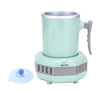 ZIROXI Portable Mini Fridge Multifunctional Refrigeration Cup Electronic Chiller, Electric Beverage Cup Cooler For Home/Office, For Beer Juice Milk Coffee (Color : Green)