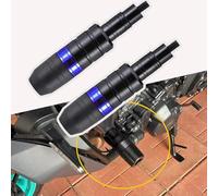 ZIRTUS 2 PCS Motorcycle Falling Protection Frame Slider for Yamaha MT 125 YZF R125, Motorcycle Crash Protector, Frame Crash Pads Exhaust Sliders Crash Protector, C Blue