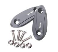 ZISEcoc Motorcycle Modification Mirror Seat Plug Rearview Mirror Decorative Cover Accessories Compatible with ZX-6R ZX-25R