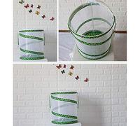 Zisemeil 12 x 14 Inch Insect Butterfly Net Cage Portable Folding Net Cage for Classroom Family Garden Activities (As Shown)