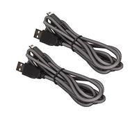 Zisemeil 2Pcs 3DS USB Charger Cable, Braided Sleeve Protection 5ft Cord with Continuous Play Support, for 2DS 3DS XL New NDSI LL