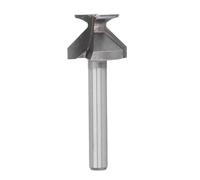 Zisemeil Arc Bending Router Bit Integrated Forming Router Bit Curved 1 4 Inch Shank R8 Milling Cutter with Tungsten Steel Blade for Wood Door Wall Cabinet