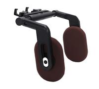 Zisemeil Car Headrest Pillow, 3 Point Support Adjustable Neck Pillow with Cooling Ice Silk Fabric and 45D Memory Foam, for Most Vehicles with Metal Seat Posts 7 to 18cm