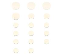 Zisemeil Clarinet Pads Cork Sound Insulation Kit for Beginners Clarinet Lovers White 17 Cushions