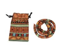 Zisemeil Dreadlocks Elegant Folding Hair Clip with Spiral Lock for Music Festivals Shopping Ethnic Yellow